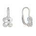 BeKid, Gold kids earrings -830 - Switching on: Brizura 0-3 roky, Metal: White gold 585, Stone: Diamond