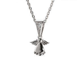 BG zlatý přívěs andílek 1477 Bílé zlato - 585