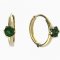 BeKid, Gold kids earrings 1299-870 - Metal: Yellow gold 585, Stone: White cubic zircon