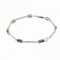 BG bracelet 648 - Metal: Silver 925 - ruthenium, Stone: Garnet