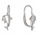 BeKid, Gold kids earrings -1183- - Switching on: Puzeta, Metal: White gold 585