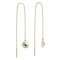 BeKid, Gold kids earrings -838 - Switching on: Brizura 0-3 roky, Metal: Yellow gold 585, Stone: White cubic zircon