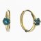 BeKid, Gold kids earrings 1299-870 - Metal: Yellow gold 585, Stone: White cubic zircon