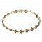 BG bracelet 195 - Metal: Silver - gold plated 925, Stone: Garnet