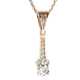 BG zlatý přívěšek s diamanty 639 Růžové zlato 585 (30-90dní) Diamant lab-grown