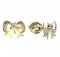 BeKid, Gold kids earrings -1279 - Switching on: Brizura 0-3 roky, Metal: Yellow gold 585, Stone: White cubic zircon