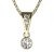 BG zlatý přívěšek  722 Žluté zlato - 585 Diamant