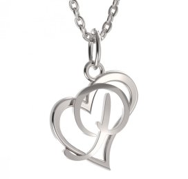 BG zlatý přívěsek písmenko P - 1425 Bílé zlato - 585