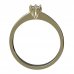 BG zlatý diamantový prstýnek 1122 - Kov: Bílé zlato 585, Kámen: Diamant lab-grown