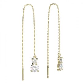 BeKid dětské náušnice 857 Žluté zlato - 585 Diamant