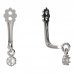 BeKid Gold earrings components I2 - Metal: White gold 585, Stone: Diamond