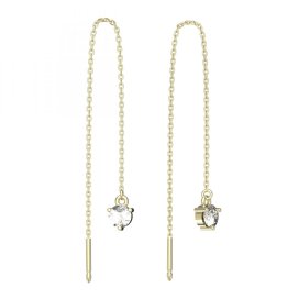 BG zlaté diamantové náušnice 782 Žluté zlato - 585 Diamant lab-grown