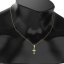 BG zlatý přívěšek křížek 1109 Žluté zlato - 585 Diamant