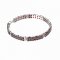 BG bracelet 041 - Metal: Silver 925 - rhodium, Stone: Garnet