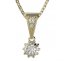BG zlatý diamantový přívěšek  987 Růžové zlato 585 (30-90dní) Diamant lab-grown