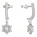BeKid, Gold kids earrings -109 - Switching on: Pendant hanger, Metal: White gold 585, Stone: Diamond