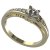 BG zlatý diamantový prstýnek 985 Růžové zlato 585 (30-90dní) Diamant lab-grown
