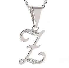 BG zlatý přívěsek písmenko Z - 1234 Bílé zlato - 585 Diamant