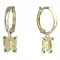 BeKid, Gold kids earrings -845 - Switching on: Brizura 0-3 roky, Metal: Yellow gold 585, Stone: White cubic zircon