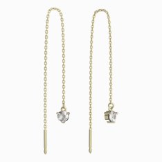 BG zlaté náušnice 781 Žluté zlato - 585 Diamant