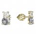 BeKid, Gold kids earrings -857 - Switching on: Screw, Metal: Yellow gold 585, Stone: White cubic zircon