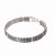 BG náramek 042 Stříbro 925 - rhodium Granát