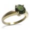 BG prsten s kulatým kamenem 474-I - Kov: Stříbro 925 - rhodium, Kámen: Granát