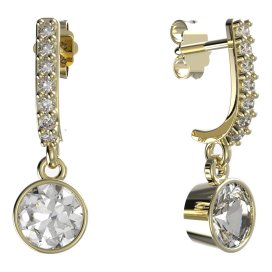 BG zlaté náušnice 724 Žluté zlato - 585 Diamant