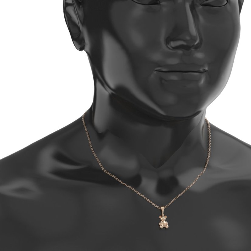 BG zlatý přívěs medvídek 1583 Bílé zlato - 585