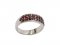 BG garnet ring 460 - Metal: White gold 585, Stone: Garnet