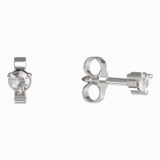 BG zlaté náušnice 779 Bílé zlato - 585 Diamant