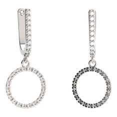 BG zlaté náušnice 1163A92 Bílé zlato - 585 Diamant