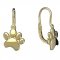 BeKid, Gold kids earrings - - Switching on: Screw, Metal: White gold 585
