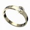 BG zlatý zásnubní prsten 946/551 - Kov: Žluté zlato 585, Kámen: Bílý kubický zirkon