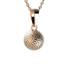 BG zlatý přívěšek Golfový míček 1379 Růžové zlato 585 (30-90dní)
