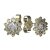 BG zlaté diamantové náušnice 987 Žluté zlato - 585 Diamant lab-grown