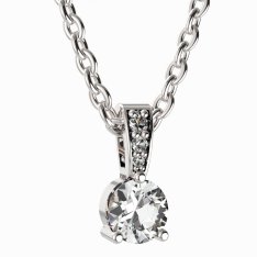 BG zlatý přívěšek  745 Bílé zlato - 585 Diamant