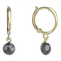 BeKid dětské náušnice 1291 s perlou Žluté zlato - 585