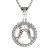 Zlatý přívěsek znamení Blíženci s diamantem, bílé zlato 585 – 045 (ZD44045F2)