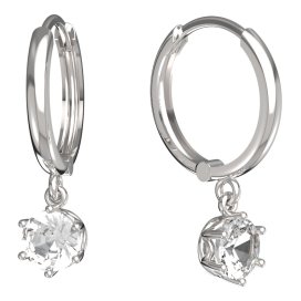 BeKid dětské náušnice 1295 Bílé zlato - 585 Diamant