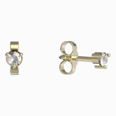 BG zlaté náušnice 779 Žluté zlato - 585 Diamant