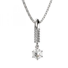 BG zlatý přívěšek 1294 Bílé zlato - 585 Diamant