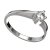 Zlatý prsten s lab-grown diamantem, bílé zlato 585 – 1438
