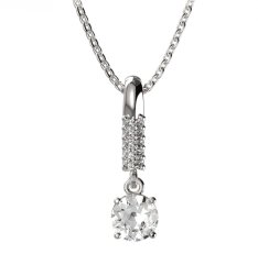 BG zlatý přívěšek  727 Bílé zlato - 585 Diamant