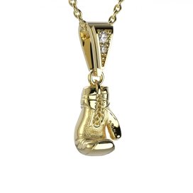 BG zlatý diamantový přívěs  boxerka 1375 Růžové zlato 585 (30-90dní) Diamant