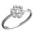 BeKid dětský prsten šestilístek 854 Bílé zlato - 585 Diamant