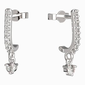 BeKid dětské náušnice 779 Bílé zlato - 585 Diamant