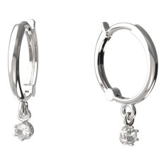 BeKid dětské náušnice 1292 Bílé zlato - 585 Bílý kubický zirkon