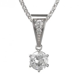 BG zlatý přívěšek 1295 Bílé zlato - 585 Diamant