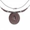BG necklace 360 - Metal: Silver 925 - rhodium, Stone: Garnet